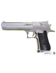 Nickel plated semi-automatic pistol USA, Israel 1982