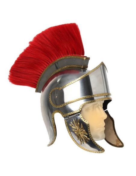 Roman helmet with plume