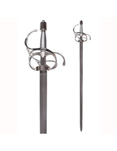 rapier sword with broad blade