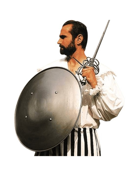 Functional vaulted shield, 58 cms.