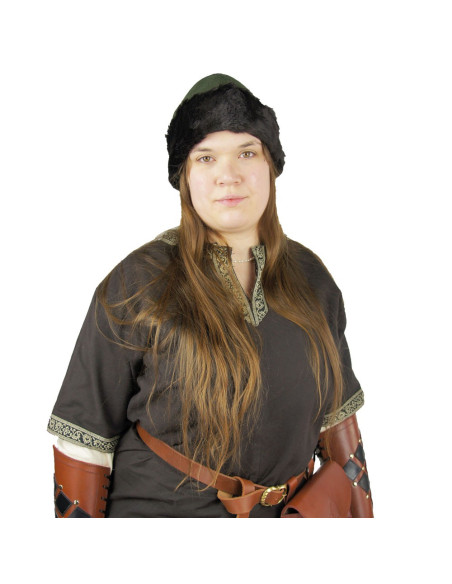 Green Ulf Viking Cap