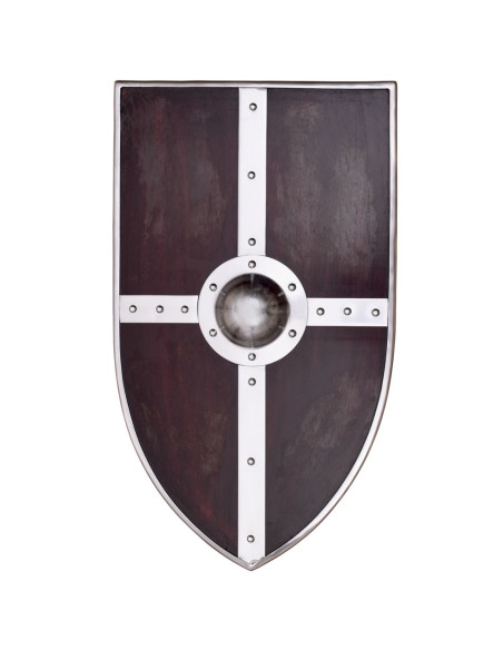wooden medieval shield