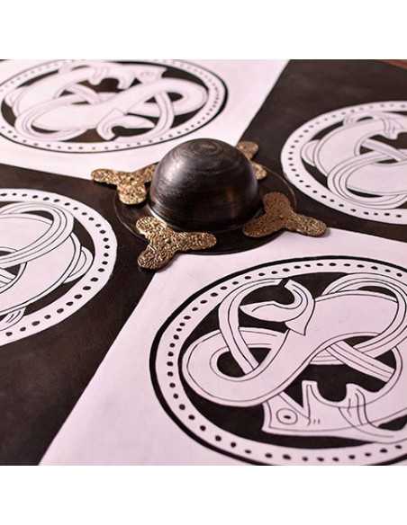 viking shield norse griffin