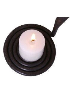 hand forged candle holder