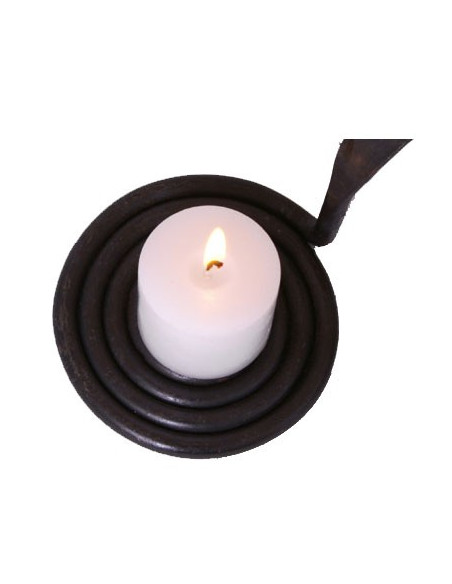 hand forged candle holder