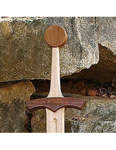 Medieval sword wood 1 practical hand 2