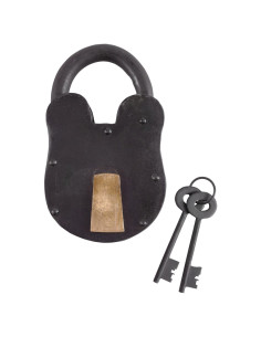 Rustic steel padlock 2