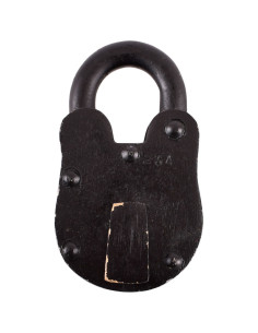 medieval rustic padlock