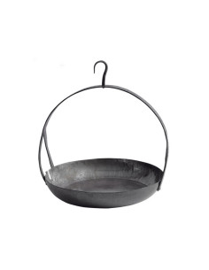 Medieval steel hanging frying pan
