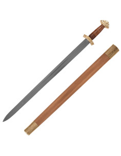 Viking long sword with scabbard