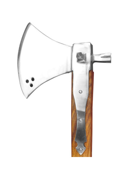 battle ax with hammer