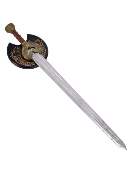 Fantastic Wall-Mounted Sword Display