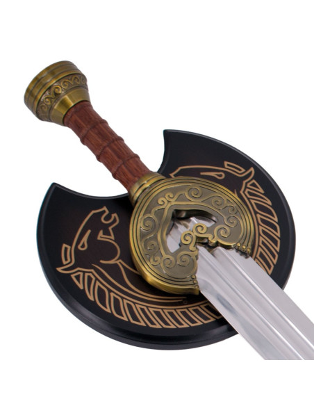 Fantastic Wall-Mounted Sword Display