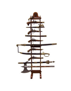 Exhibitor 24 pistols to hang (162 cms.)