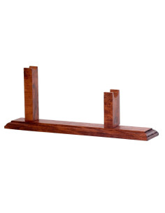 Wooden support for revolvers