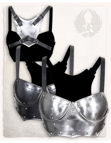 Armor for women in steel. Breastplates and plackarts - Armor.