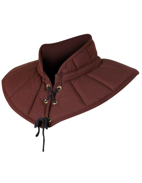 Padded lace-up gorget