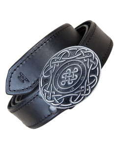 Celtic leather belt