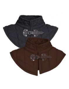 Padded gorget with buckle