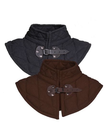 Padded gorget with buckle