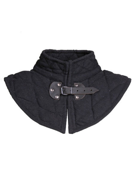 Padded gorget with buckle