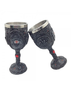 Chalice Knights Templar, 18 cms.