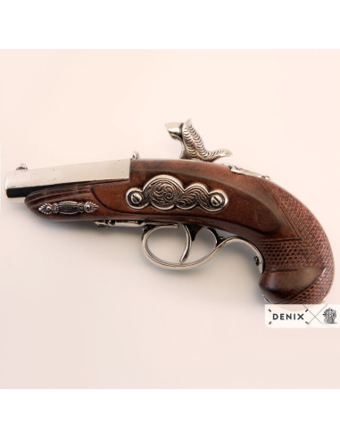 Silver Percussion Philadelphia Deringer Pistol