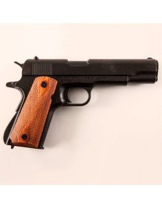 Automatic pistol M1911A1 black with wooden handles, USA 1911 2