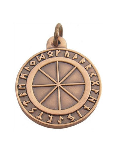 Celtic Runic Wheel Pendant
