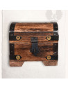 Medieval chest with colored stones (10x7 cms.)