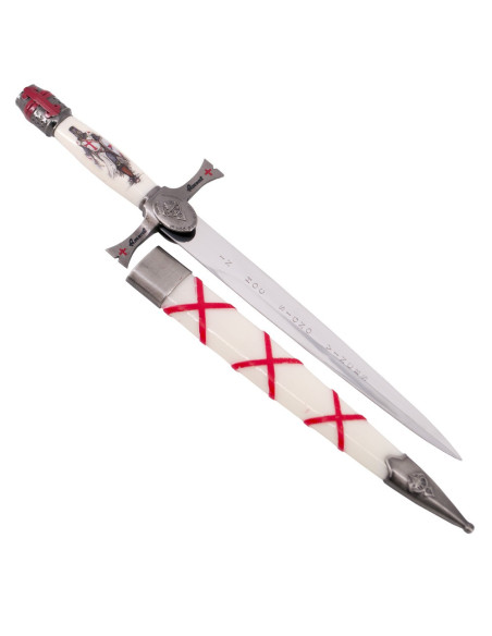 Daga Priorato de Sion plateada