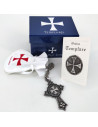 Templar Cross pendant with chain