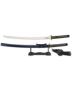Katana carbon steel blade with base