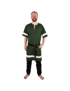 Green-White Roman Tunic 2