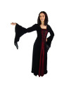 Gothic black-garnet dress