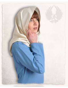 Lenora veil for medieval headdresses