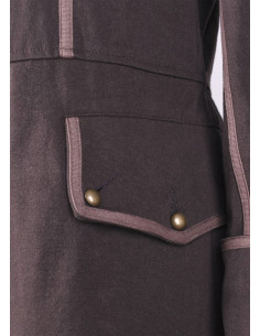 Brown Blackbeard Pirate Jacket