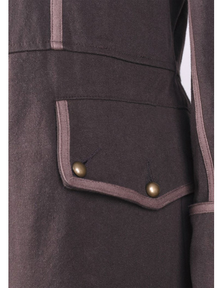 Brown Blackbeard Pirate Jacket