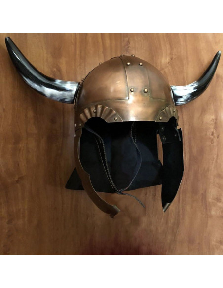 Viking helmet with wings and horns