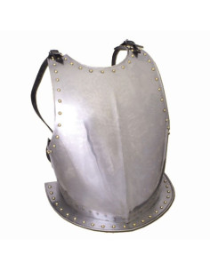 Medieval steel breastplate, adjustable