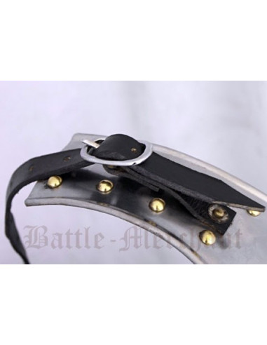 Medieval steel breastplate, adjustable