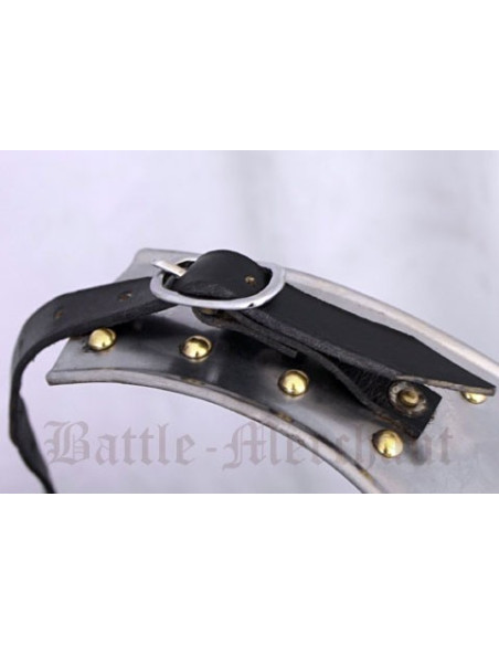 Medieval steel breastplate, adjustable