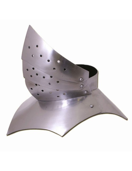 Adjustable 15th century Gothic gorget