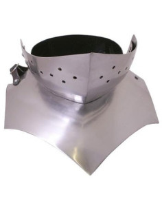 Adjustable 15th century Gothic gorget