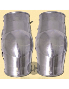 Pair of medieval steel elbow pads 2