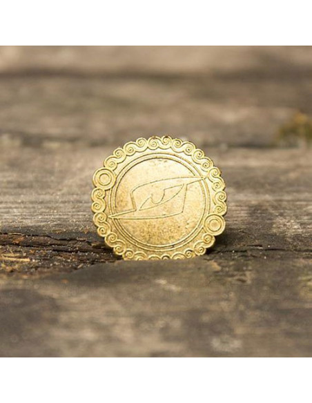 Set 200 golden lion medieval coins