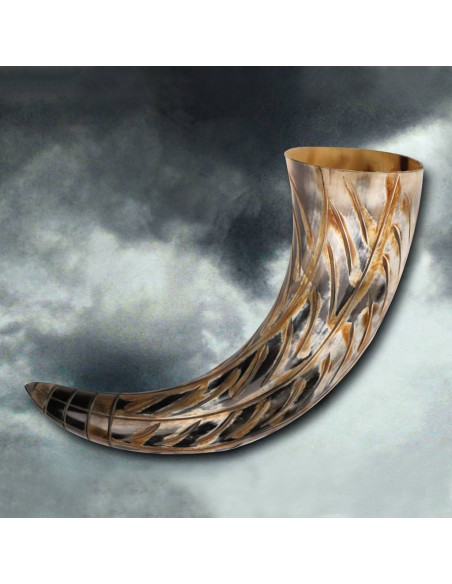 Viking horn of Ragnar, 35 cms.