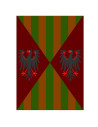 Medieval banner eagles and bars, various sizes