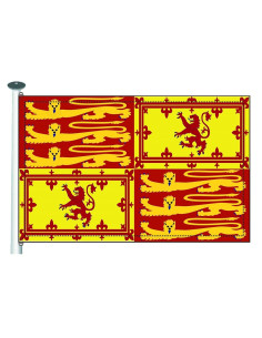 Medieval flag Richard the Lionheart