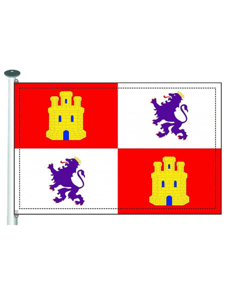 Castilla y León flag (for outdoor use)